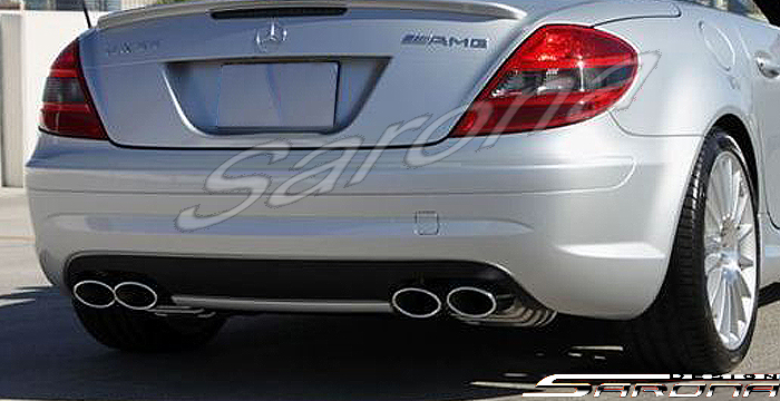 Custom Mercedes SLK  Convertible Rear Bumper (2005 - 2011) - $590.00 (Part #MB-046-RB)